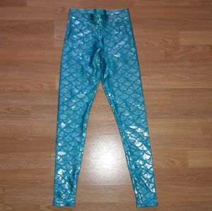Black Milk Mermaid Seafoam leggings size S